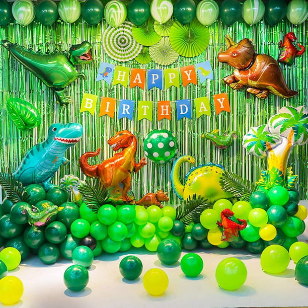 Dinosaur Toy Balloon Set Child Gift Jurassic Theme Party Birthday Decoration NEW